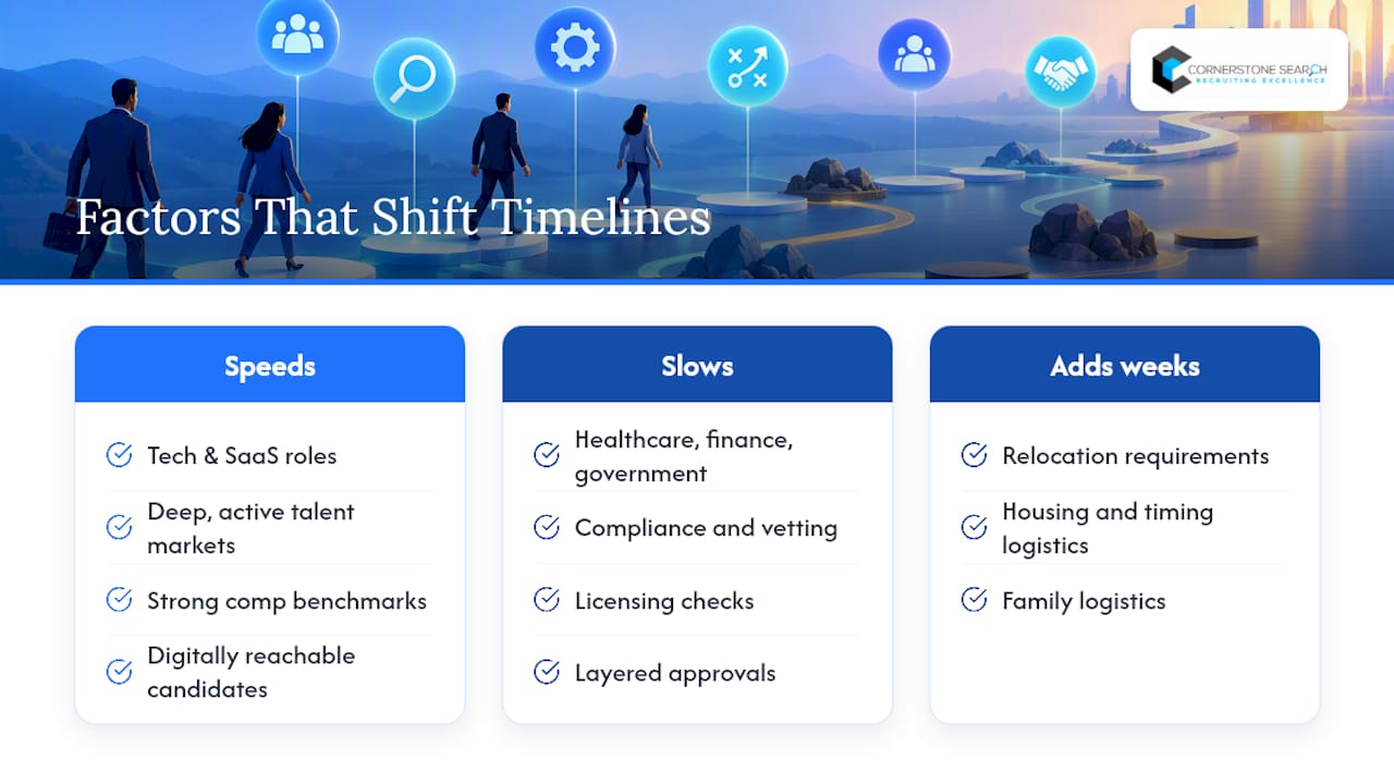 Do timelines shift by industry or region? — overview diagram